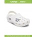 Украшение Jibbitz для обуви Crocs «Jibbitz Letter W» буква W, 1шт CROCS 11470688