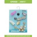 Украшение Jibbitz для обуви Crocs «Charm Chain 10 Pack» Украшения, Набор из 10 шт CROCS 22280574