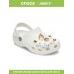 Украшение Jibbitz для обуви Crocs «Elevated Gold 5 Pack» Золото, Набор из 5 шт CROCS 22280627