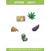Украшение Jibbitz для обуви Crocs «Super Chill 5 Pack» Релакс, Набор из 5 шт CROCS 22280632